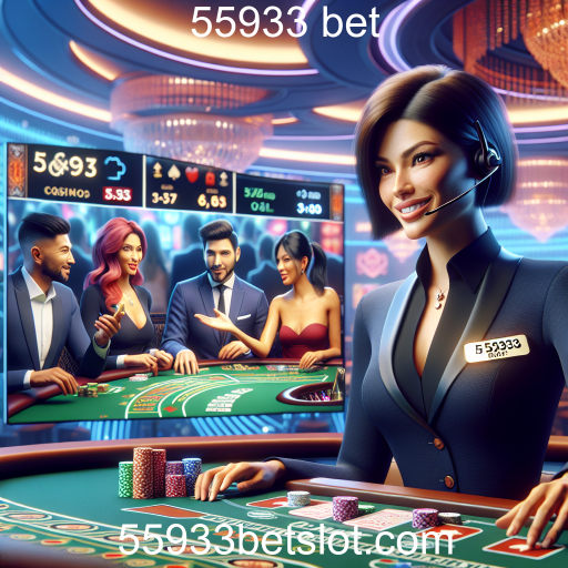 A Experiência Imersiva do Cassino Ao Vivo no 55933 Bet